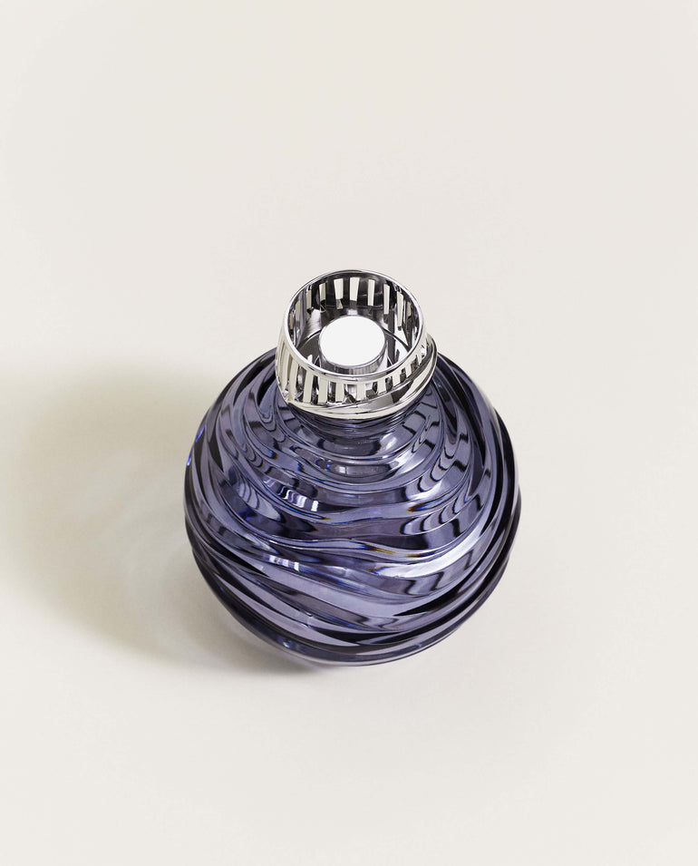 Art Edition Crystal Globe Gray Lamp